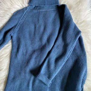 Blue Turtle Neck Sweater